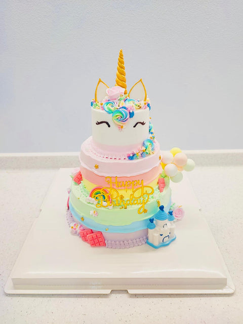 3 Layer Unicorn (8 Inch + 6 Inch + 4 Inch)