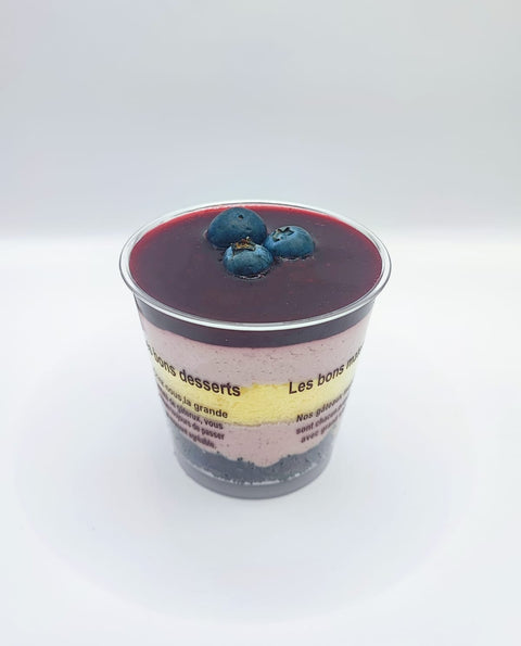 Blueberries Mousse Cupcake