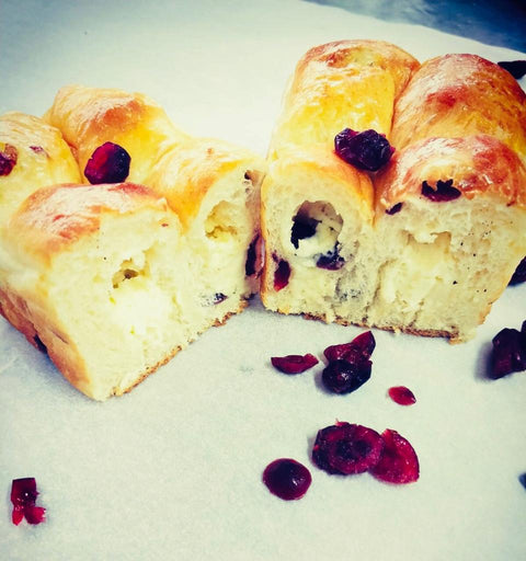 Mini Buns - Cranberry Cream Cheese Filling