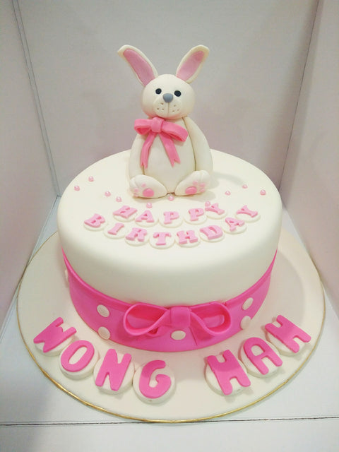 Fondant White Rabbit Fondant Rabbit (Fondant) – Thai Baang